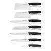 Ensemble de couteaux de cuisine 7 pi&egrave;ces avec manche en PP